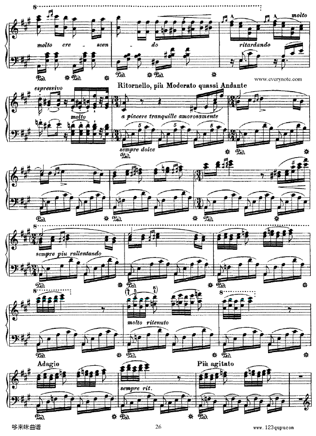 钟声大幻想曲-李斯特钢琴曲谱（图26）