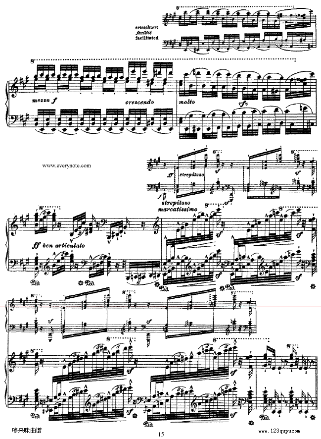 钟声大幻想曲-李斯特钢琴曲谱（图15）