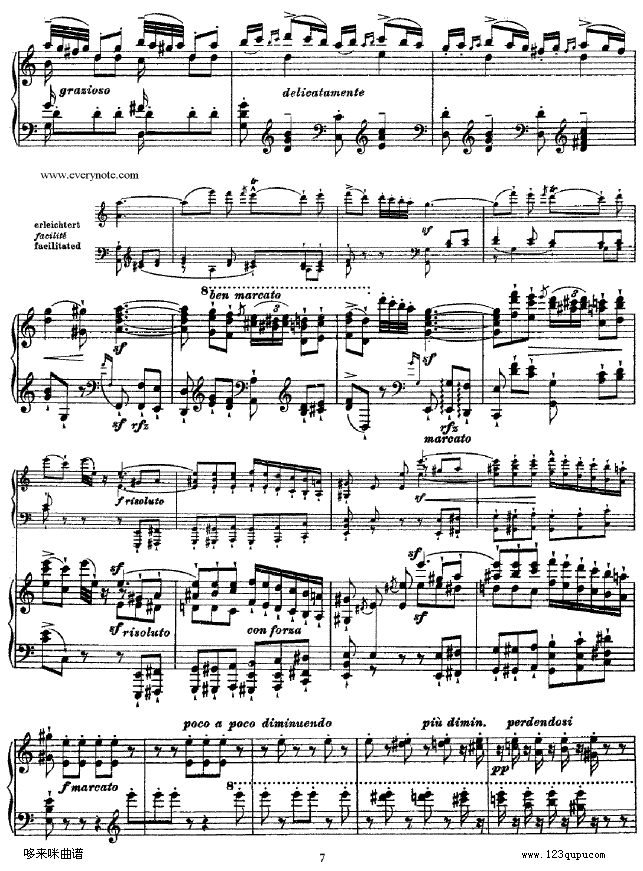 钟声大幻想曲-李斯特钢琴曲谱（图7）