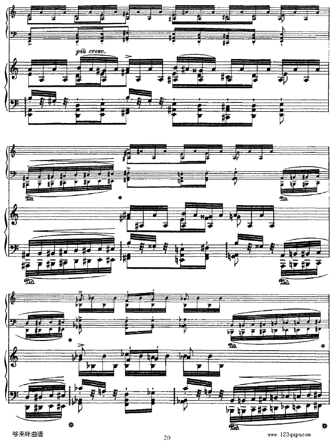 钟声大幻想曲-李斯特钢琴曲谱（图20）