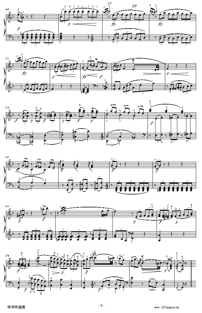 C大调钢琴奏鸣曲 K279-莫扎特钢琴曲谱（图9）