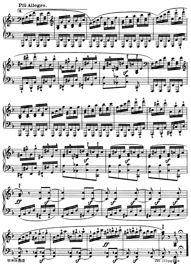 第二十二钢琴奏鸣曲-Op.54-贝多芬钢琴曲谱（图12）