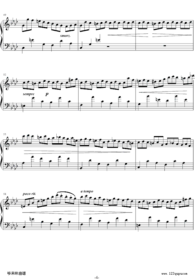 练习曲Op.25 No.2-肖邦钢琴曲谱（图4）