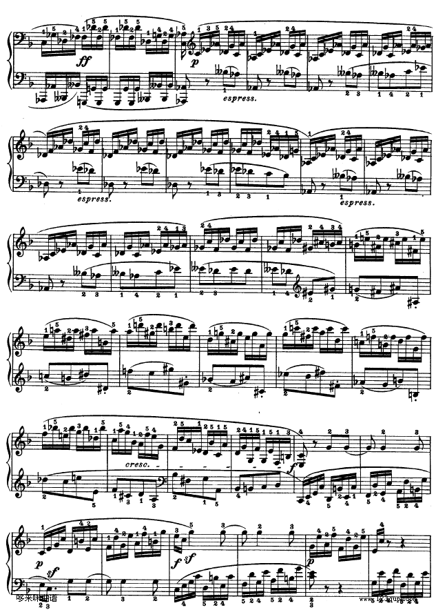 第二十二钢琴奏鸣曲-Op.54-贝多芬钢琴曲谱（图9）