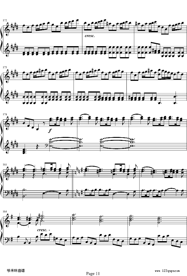 四季·春-维瓦尔第钢琴曲谱（图11）