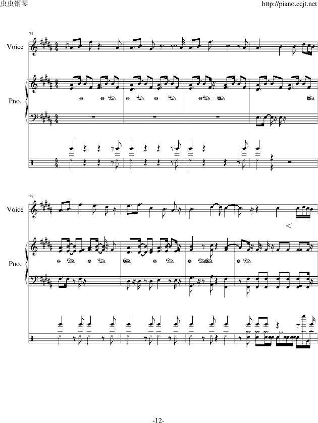 a thousAnd miles钢琴曲谱（图12）