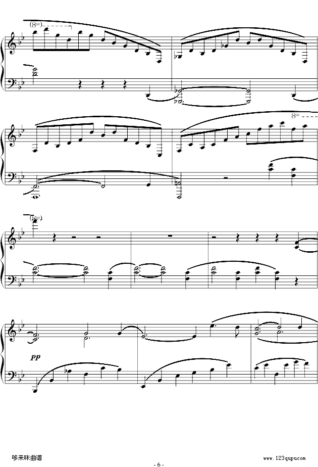 G小调叙事曲-肖邦钢琴曲谱（图6）