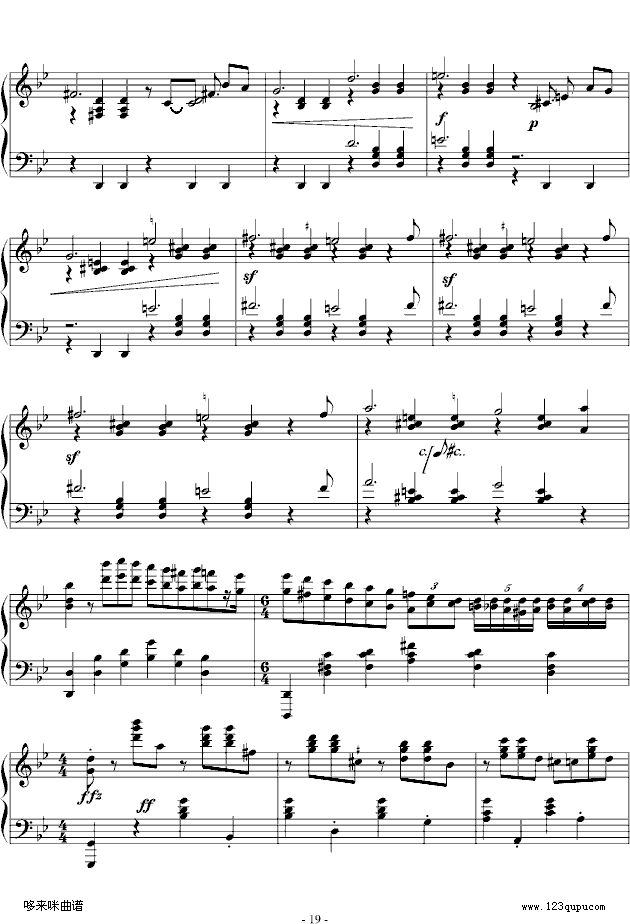 G小调叙事曲-肖邦钢琴曲谱（图19）