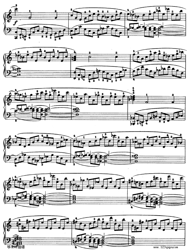第二十一钢琴奏鸣曲-（Op.53）-贝多芬钢琴曲谱（图6）