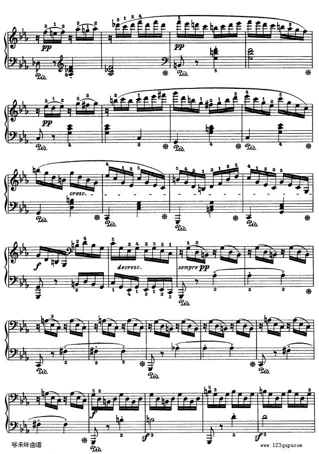 第二十一钢琴奏鸣曲-（Op.53）-贝多芬钢琴曲谱（图25）