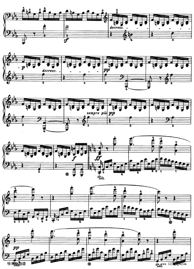 第二十一钢琴奏鸣曲-（Op.53）-贝多芬钢琴曲谱（图26）