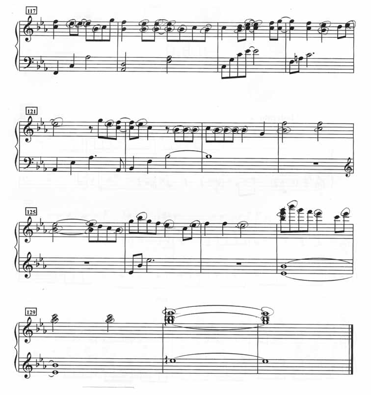 恋人未满（钢琴伴奏谱）钢琴曲谱（图7）