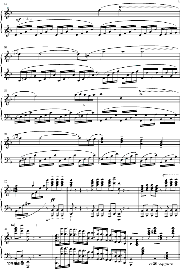 NOSTRADAMUS-马克西姆钢琴曲谱（图4）