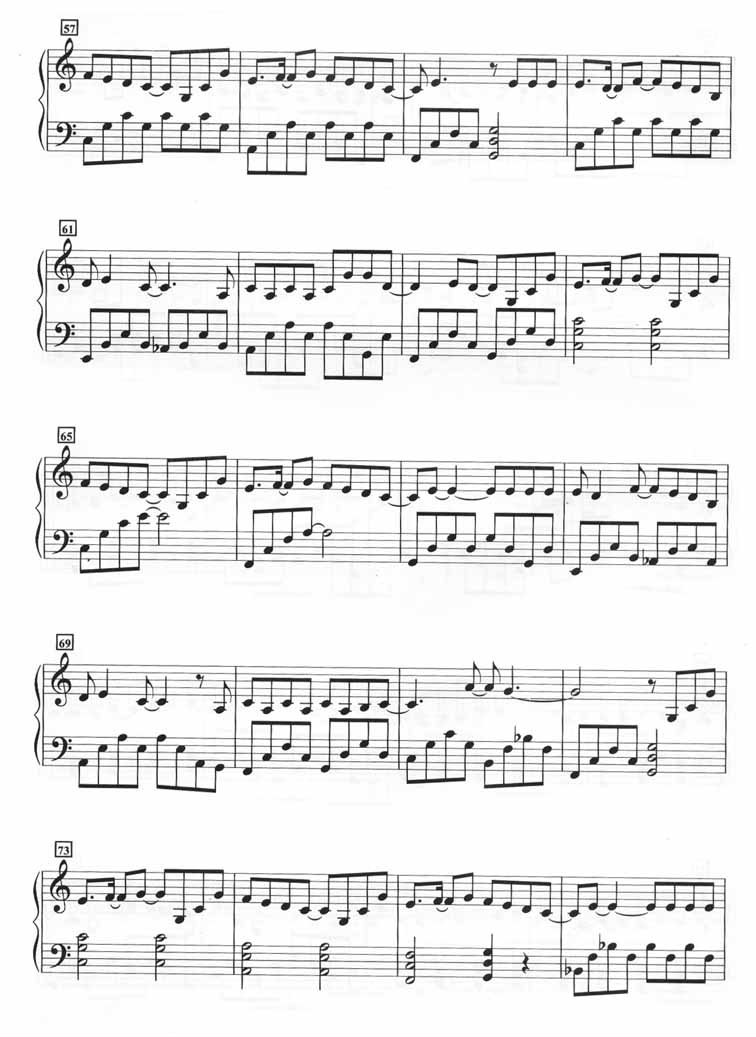 热带雨林（钢琴谱）[不同版本]钢琴曲谱（图4）
