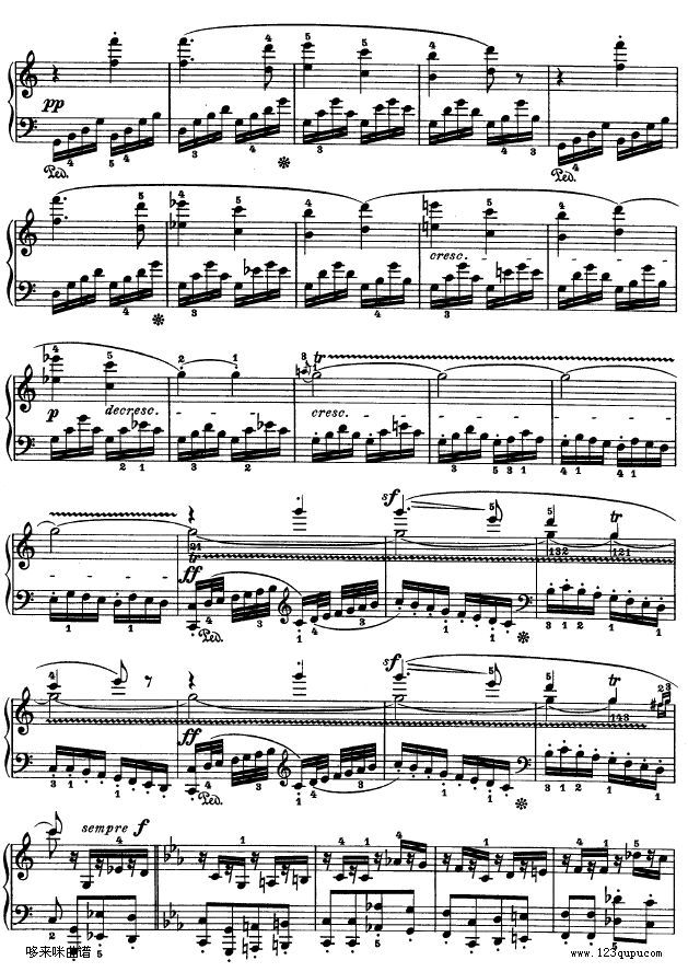 第二十一钢琴奏鸣曲-（Op.53）-贝多芬钢琴曲谱（图21）