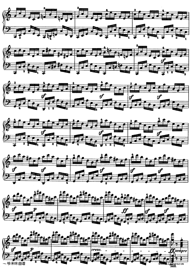 第二十一钢琴奏鸣曲-（Op.53）-贝多芬钢琴曲谱（图28）