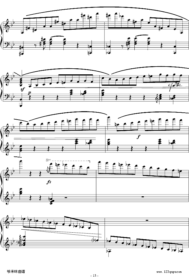 G小调叙事曲-肖邦钢琴曲谱（图15）
