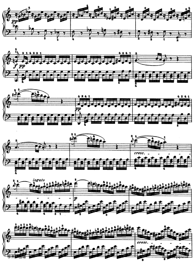 第二十一钢琴奏鸣曲-（Op.53）-贝多芬钢琴曲谱（图9）