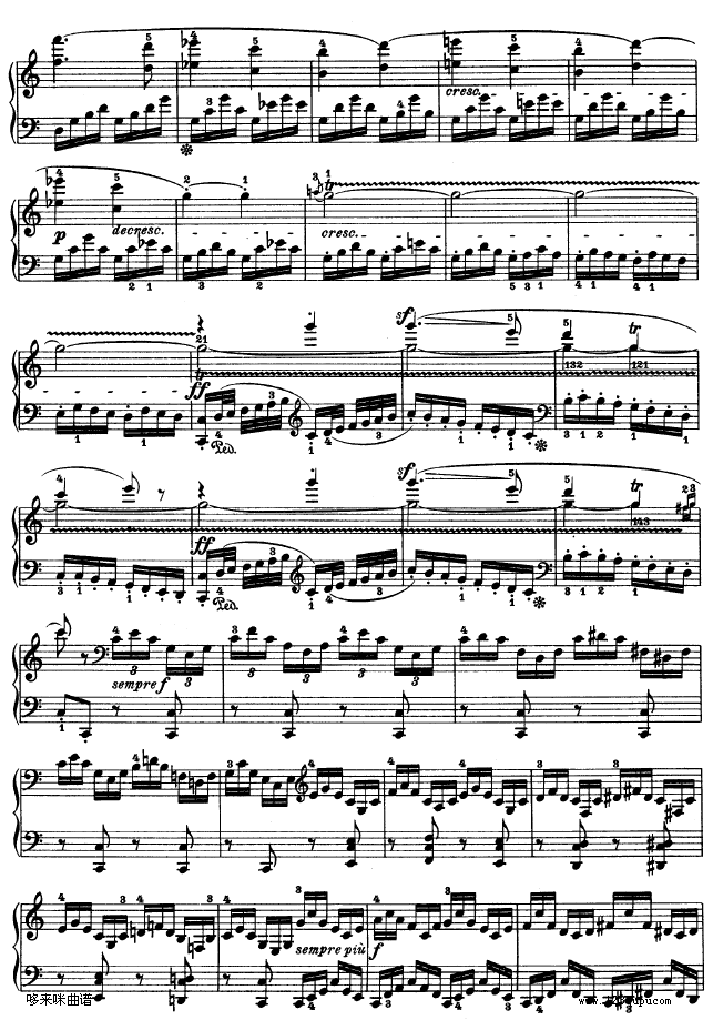 第二十一钢琴奏鸣曲-（Op.53）-贝多芬钢琴曲谱（图27）