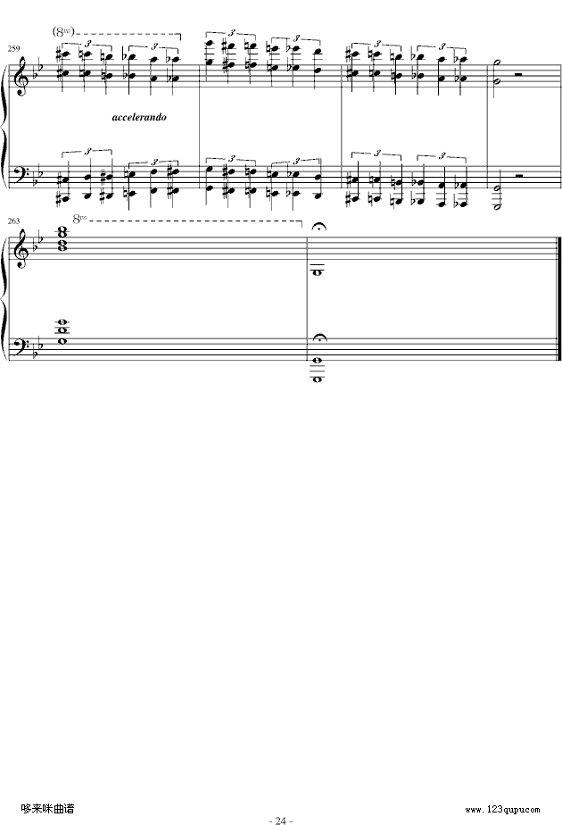 G小调叙事曲-肖邦钢琴曲谱（图24）