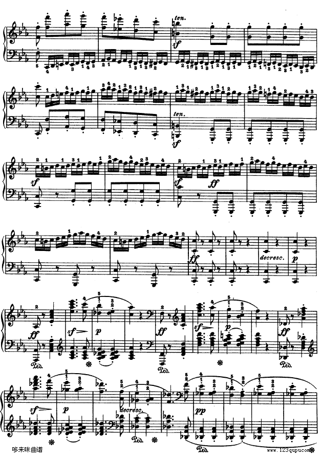第二十一钢琴奏鸣曲-（Op.53）-贝多芬钢琴曲谱（图23）