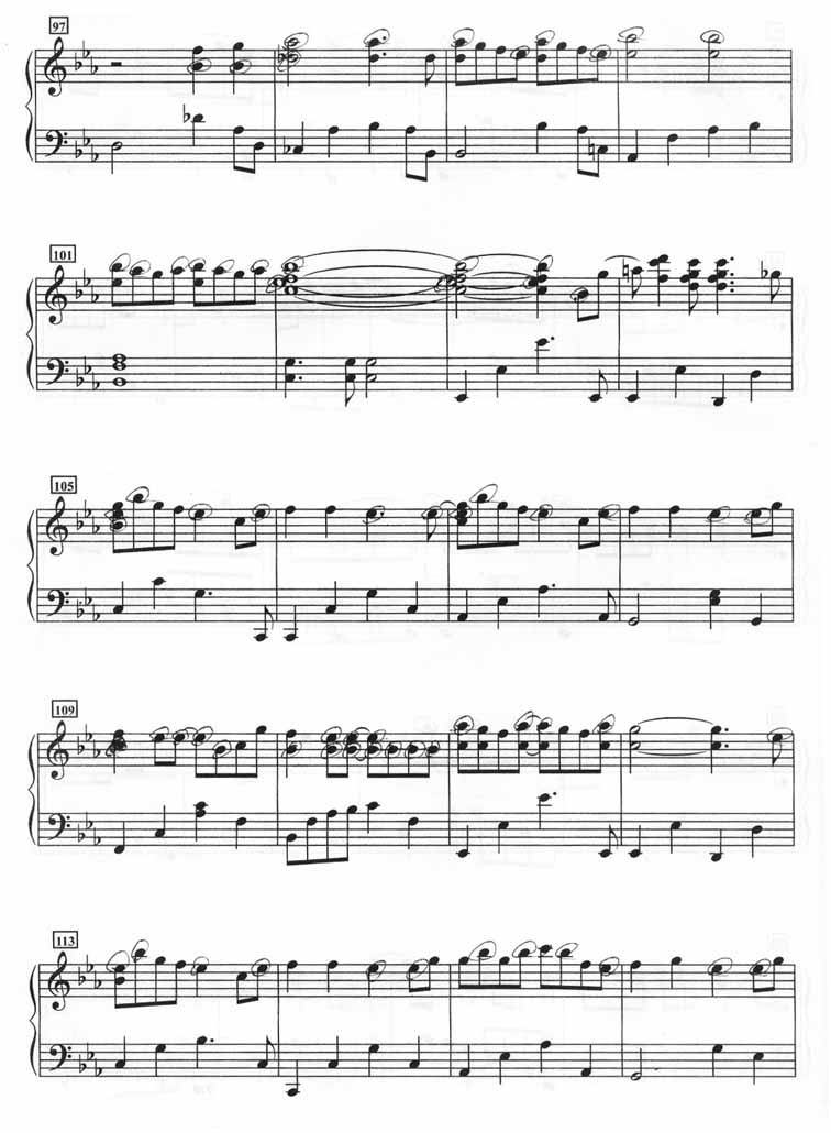恋人未满（钢琴伴奏谱）钢琴曲谱（图6）