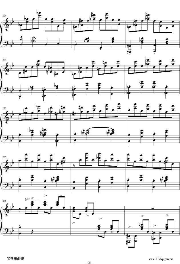 G小调叙事曲-肖邦钢琴曲谱（图21）