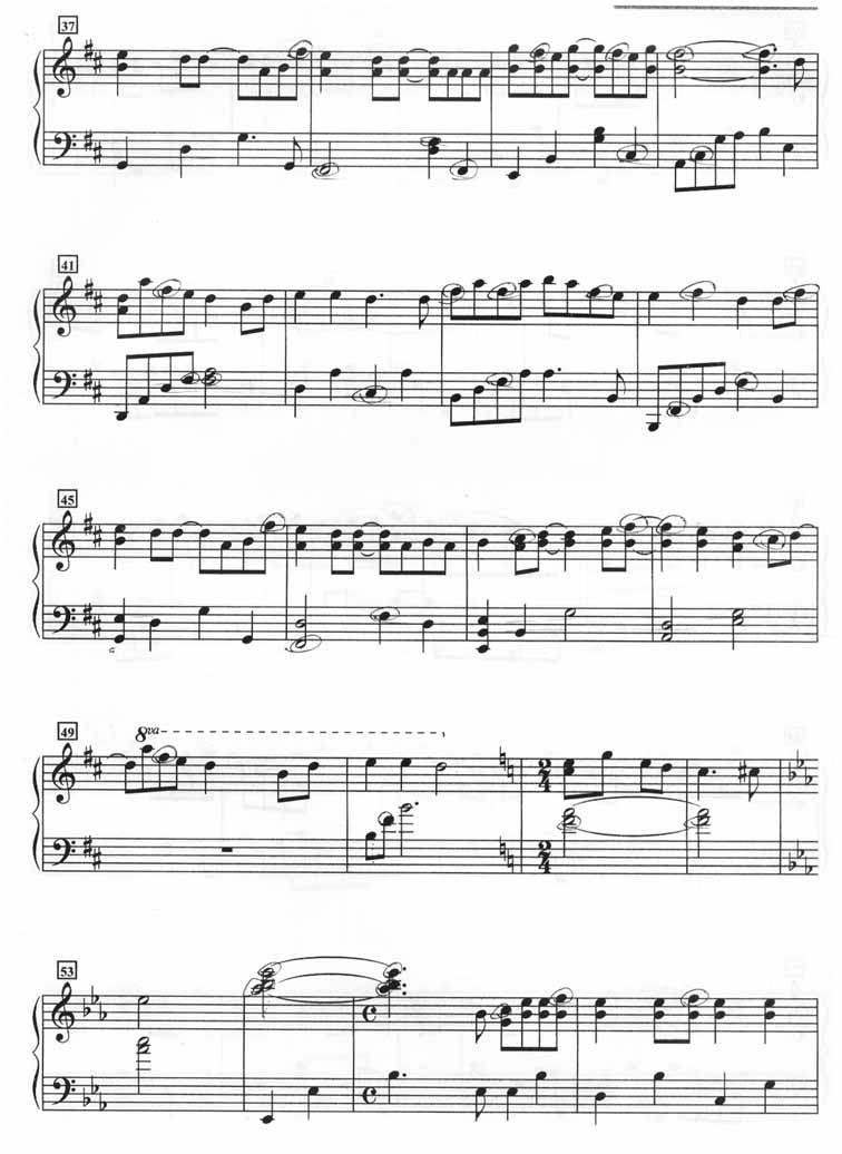 恋人未满（钢琴伴奏谱）钢琴曲谱（图3）