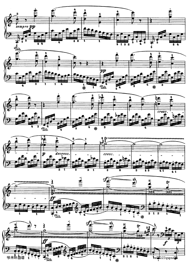 第二十一钢琴奏鸣曲-（Op.53）-贝多芬钢琴曲谱（图17）