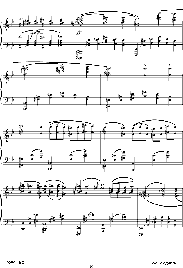 G小调叙事曲-肖邦钢琴曲谱（图10）