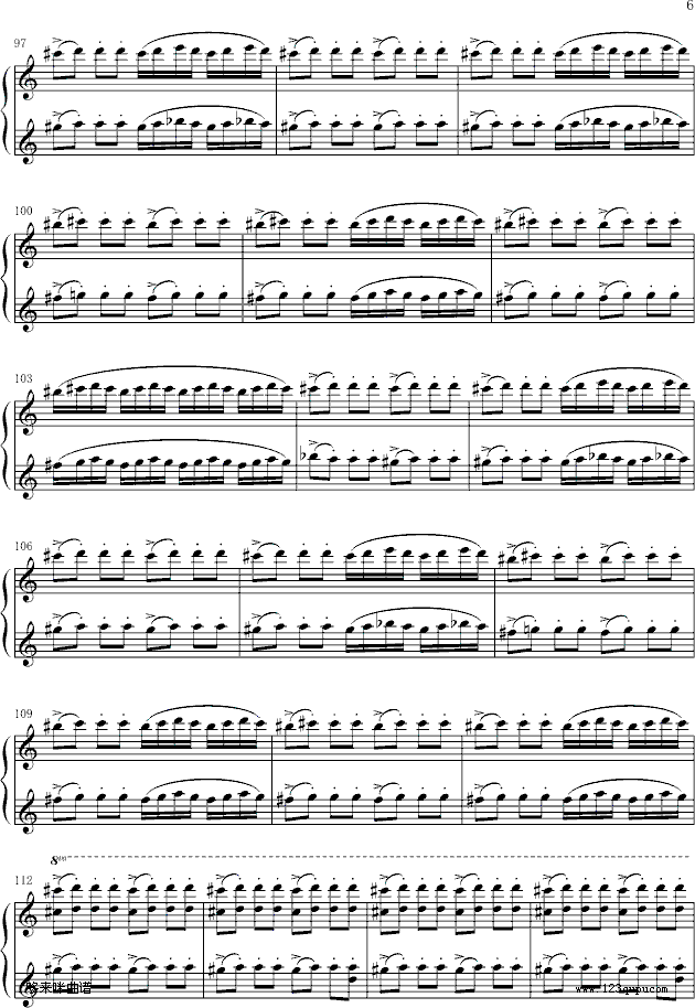 KOLIBRE-马克西姆钢琴曲谱（图6）