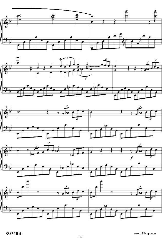 G小调叙事曲-肖邦钢琴曲谱（图17）