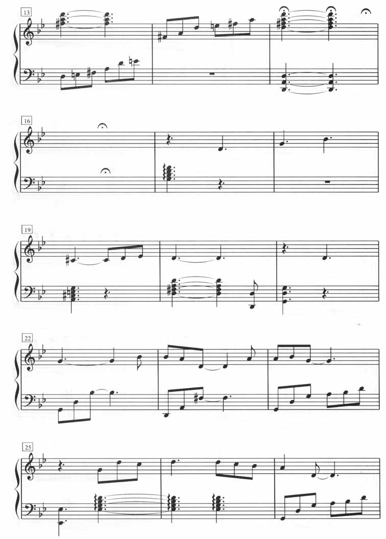 永恒国度（钢琴五线谱)钢琴曲谱（图2）