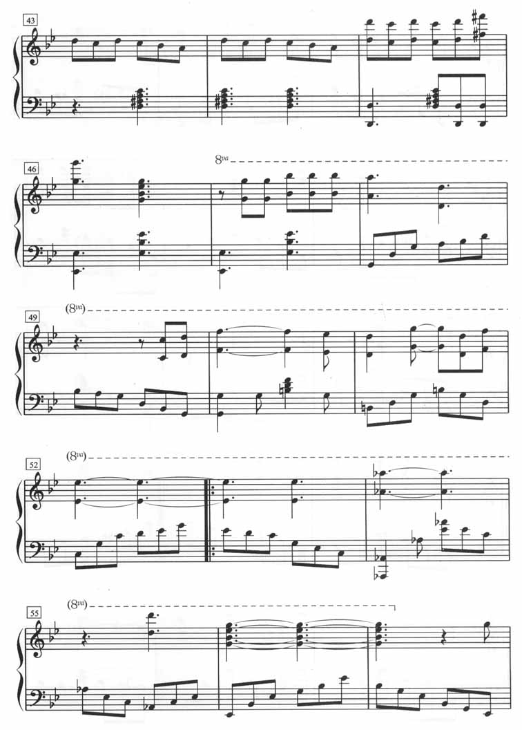 永恒国度（钢琴五线谱)钢琴曲谱（图4）