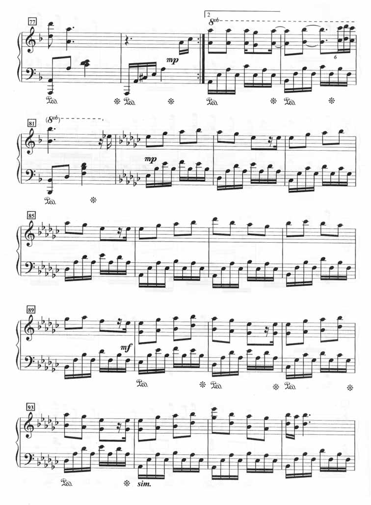 长相思（钢琴谱）[不同版本]钢琴曲谱（图5）