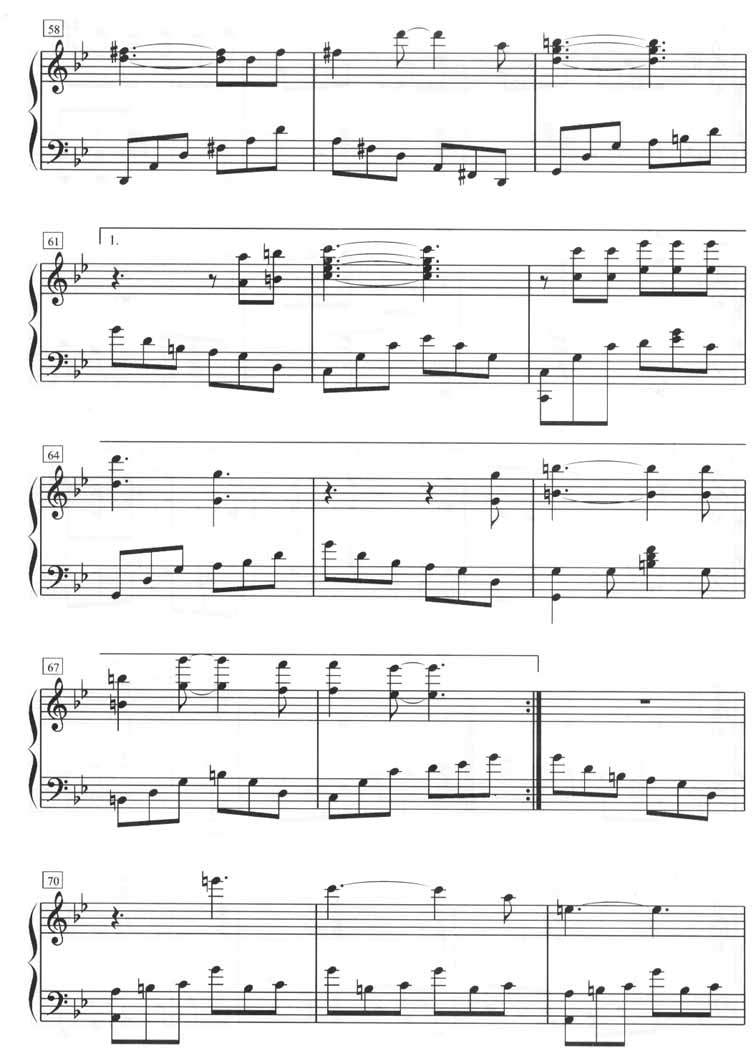 永恒国度（钢琴五线谱)钢琴曲谱（图5）