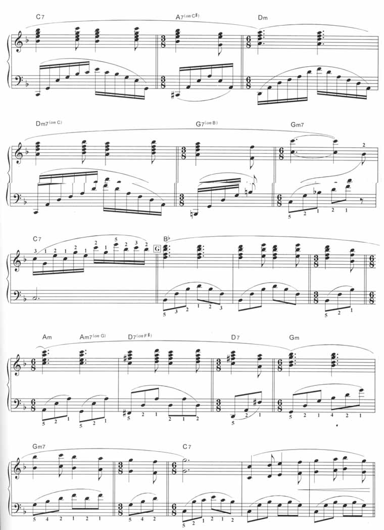 淡紫色的花束（五线谱版）[钢琴演奏乐谱]钢琴曲谱（图4）