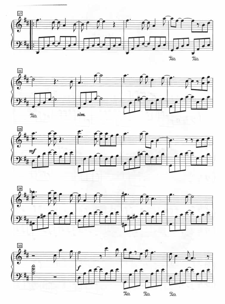 Too Much （钢琴伴奏谱）钢琴曲谱（图2）
