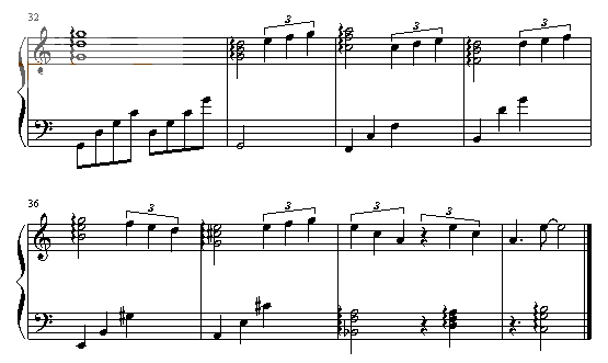 想唱就唱的五綫譜钢琴曲谱（图3）