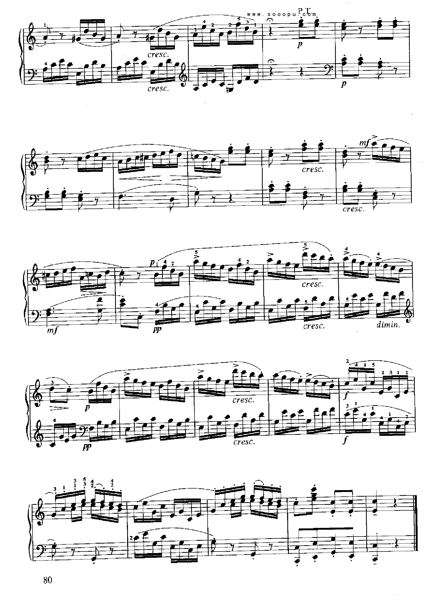 小奏鸣曲(11.) 键盘类 钢琴钢琴曲谱（图11）