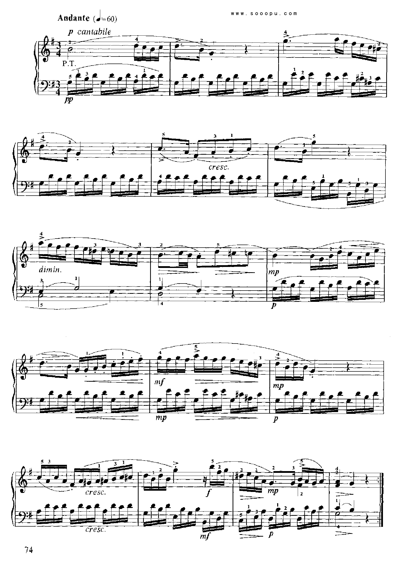 小奏鸣曲(11.) 键盘类 钢琴钢琴曲谱（图5）