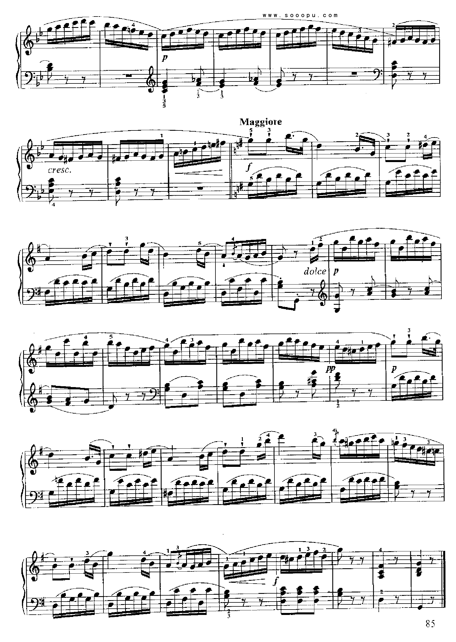 小奏鸣曲(11.) 键盘类 钢琴钢琴曲谱（图16）