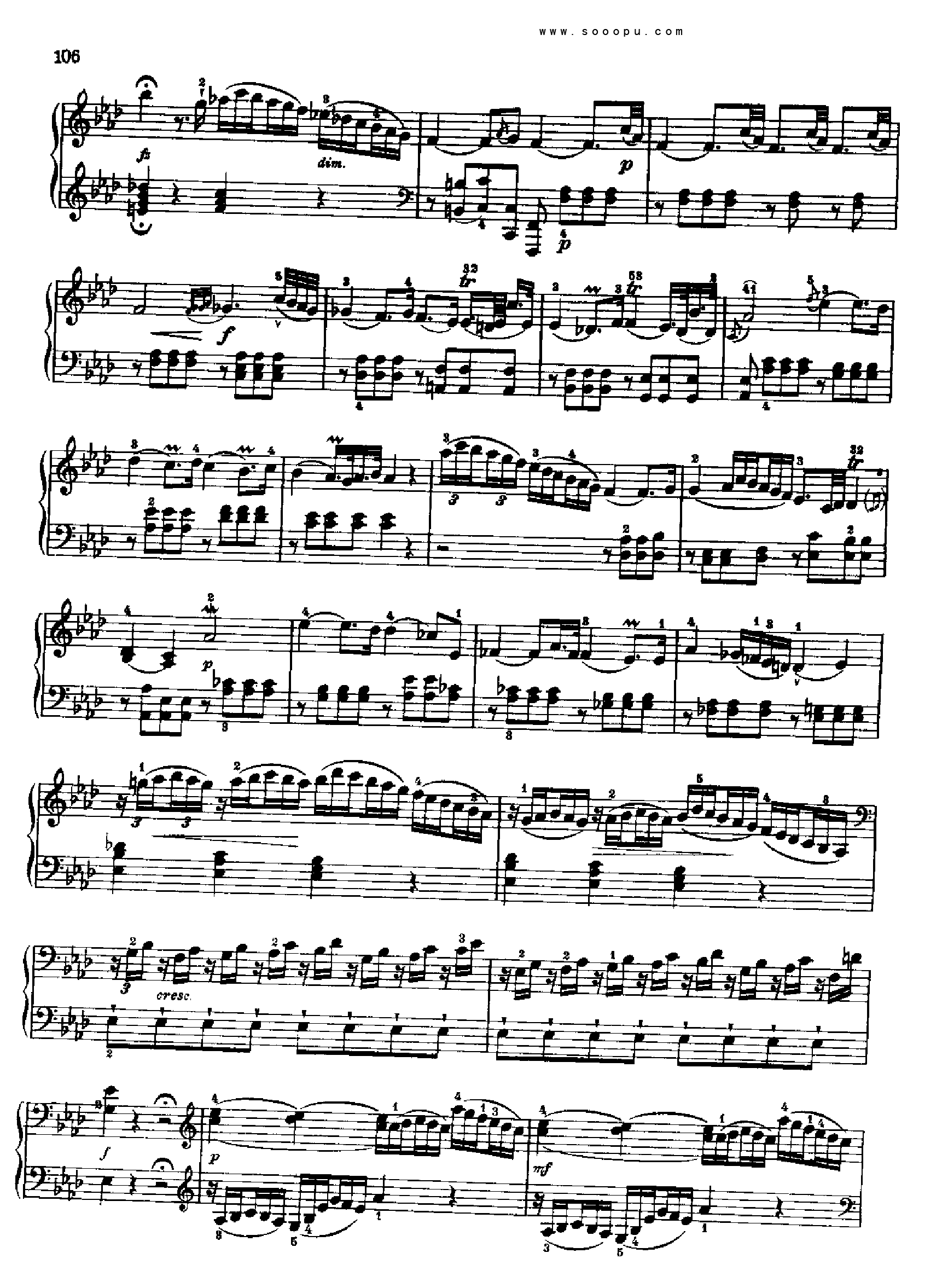 奏鸣曲十一1786年出版 键盘类 钢琴钢琴曲谱（图5）