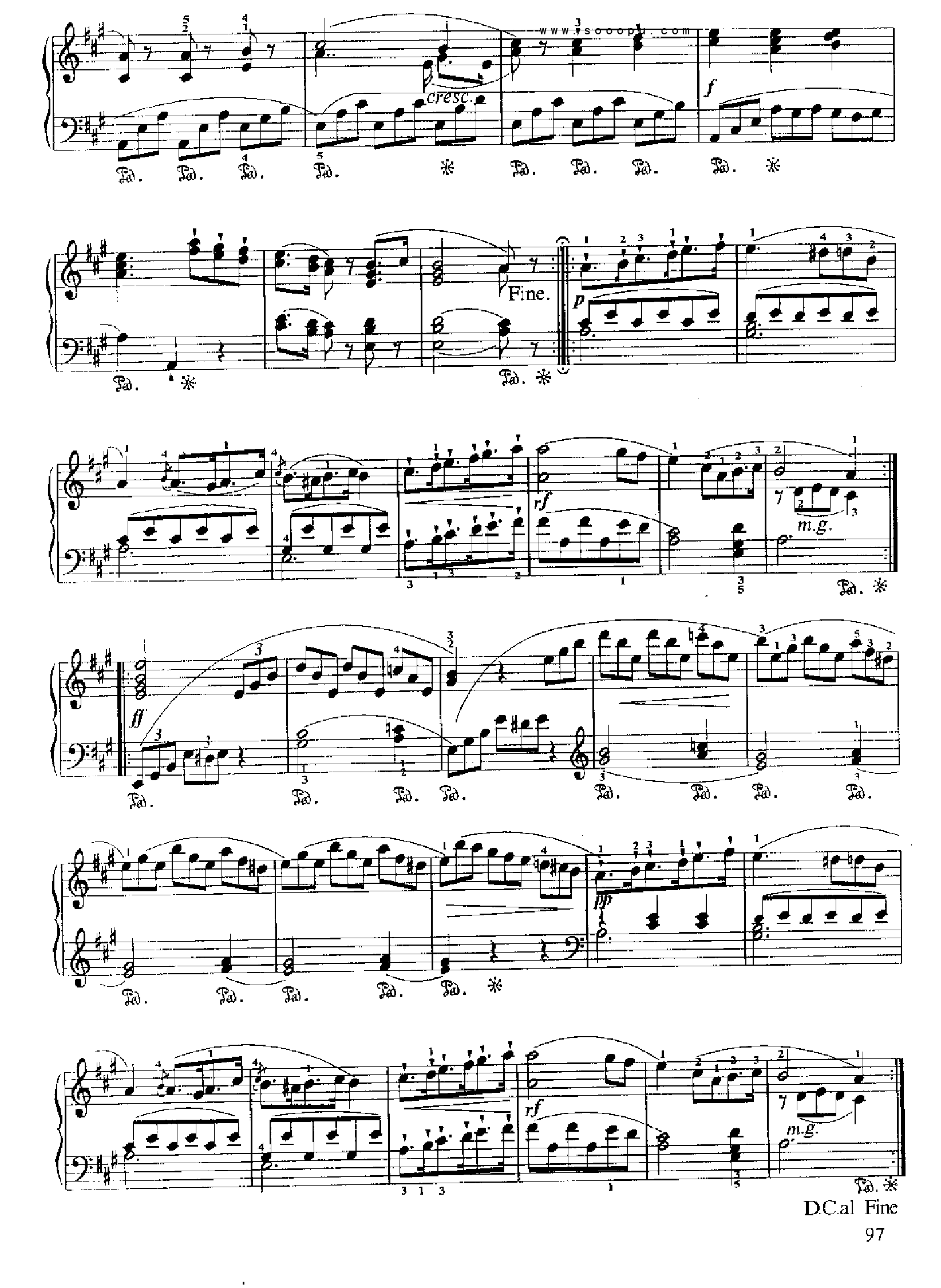小奏鸣曲(Op.20 No.4) 键盘类 钢琴钢琴曲谱（图6）