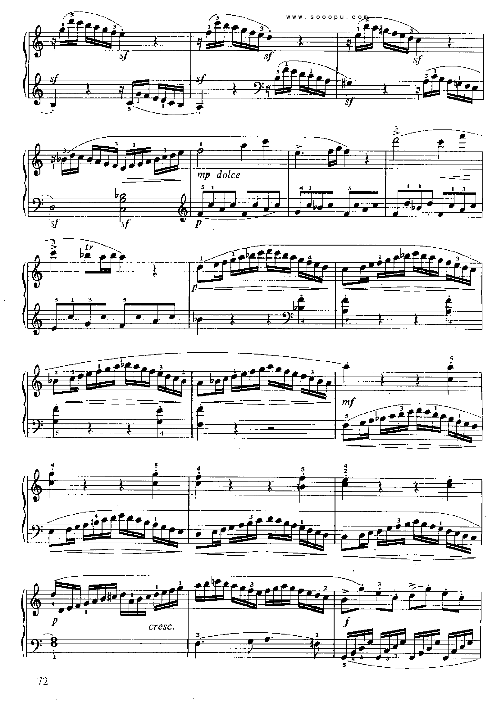 小奏鸣曲(11.) 键盘类 钢琴钢琴曲谱（图3）