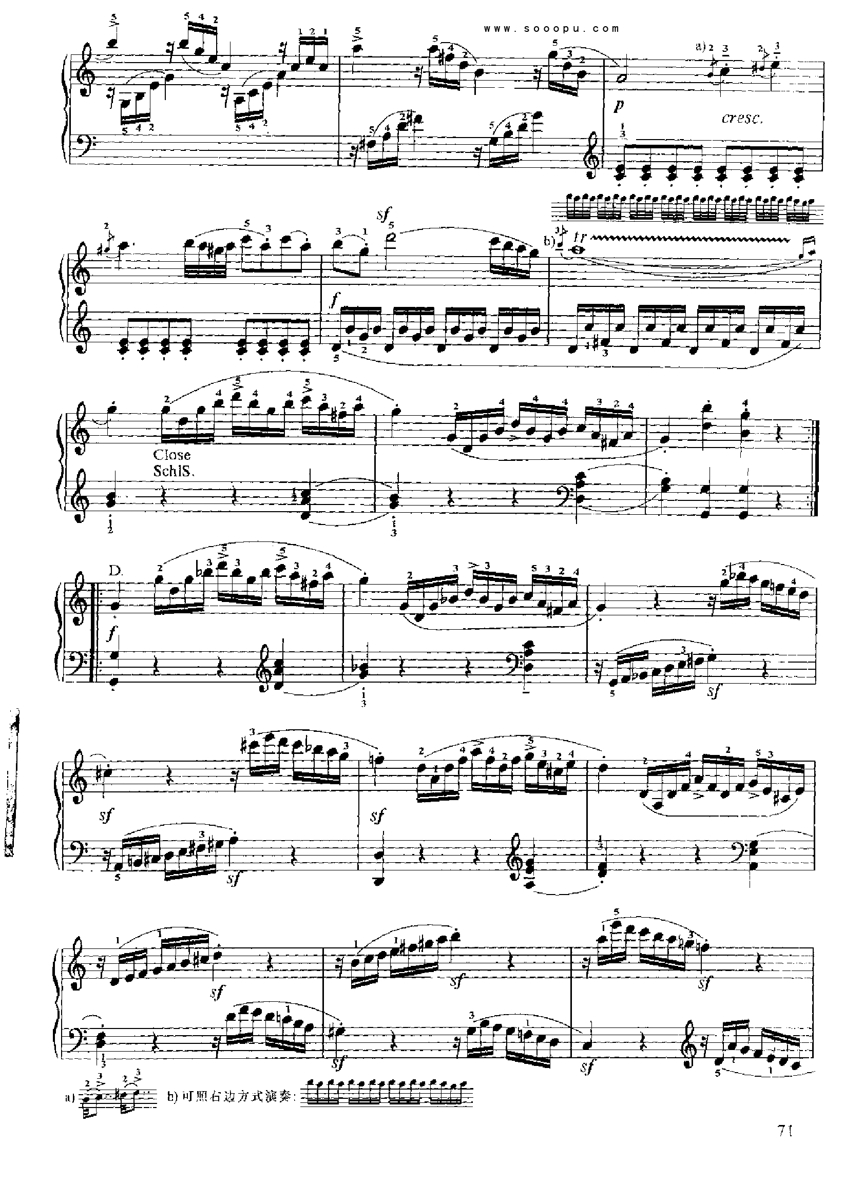 小奏鸣曲(11.) 键盘类 钢琴钢琴曲谱（图2）