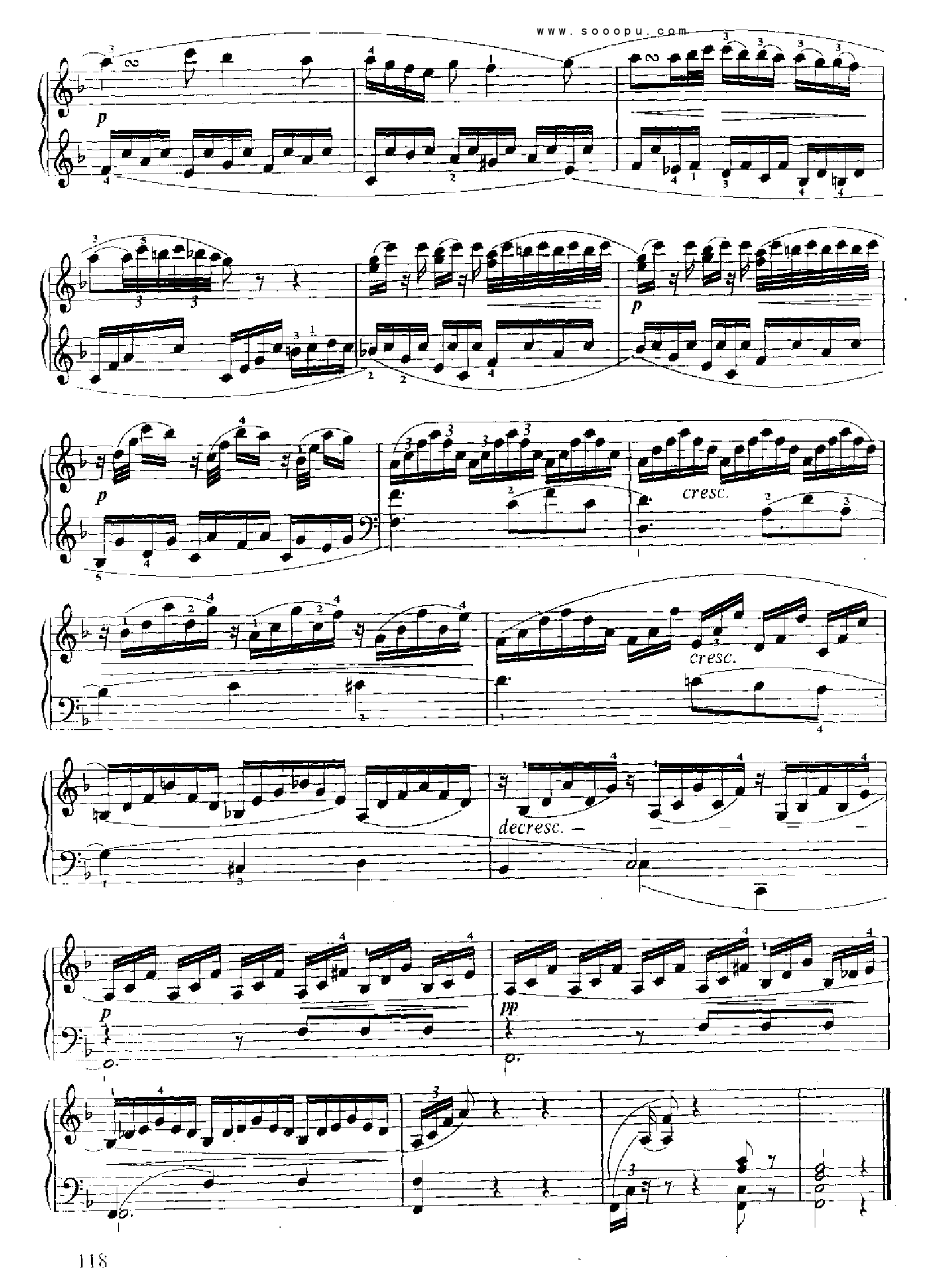 小奏鸣曲(18.) 键盘类 钢琴钢琴曲谱（图5）
