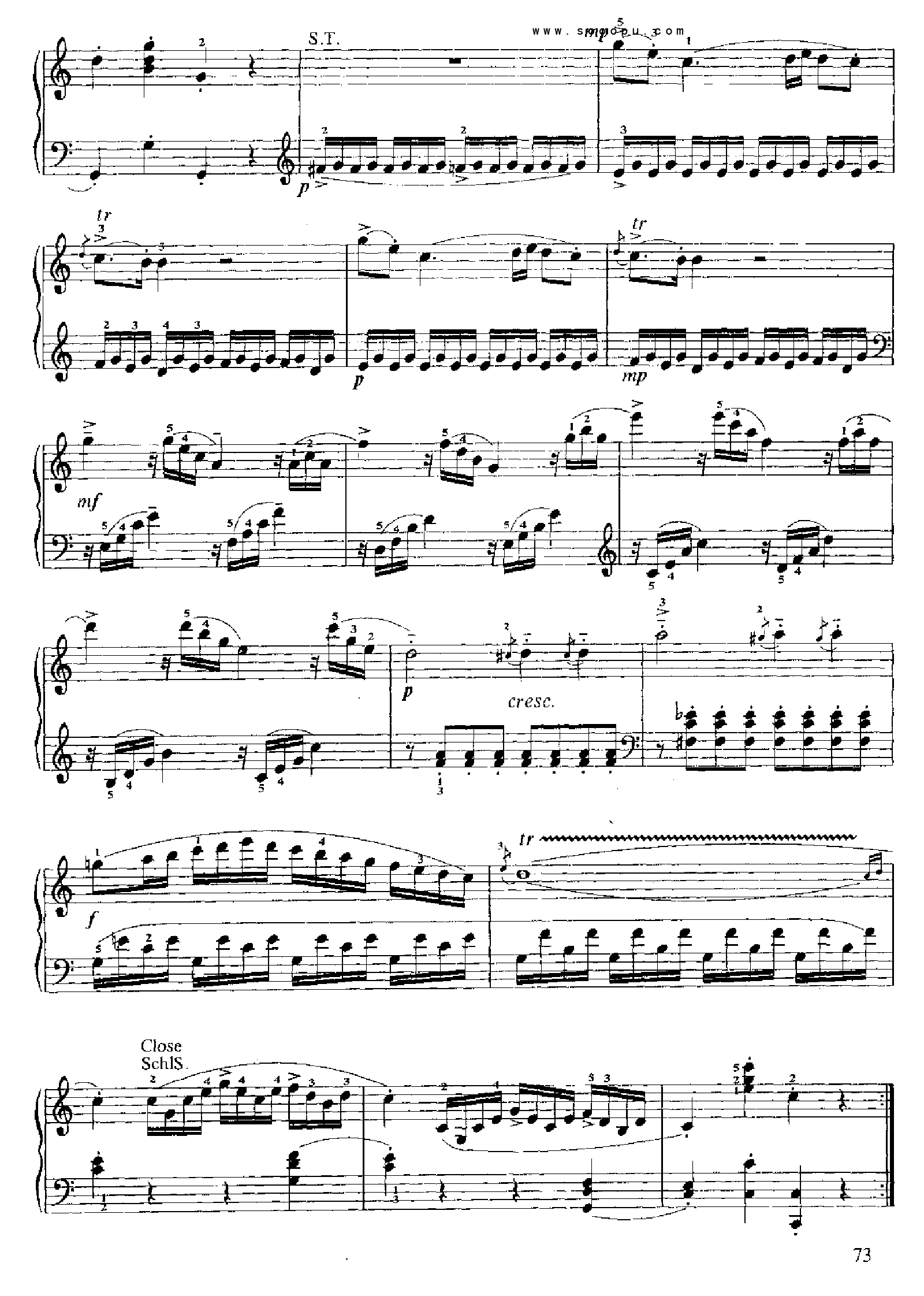 小奏鸣曲(11.) 键盘类 钢琴钢琴曲谱（图4）