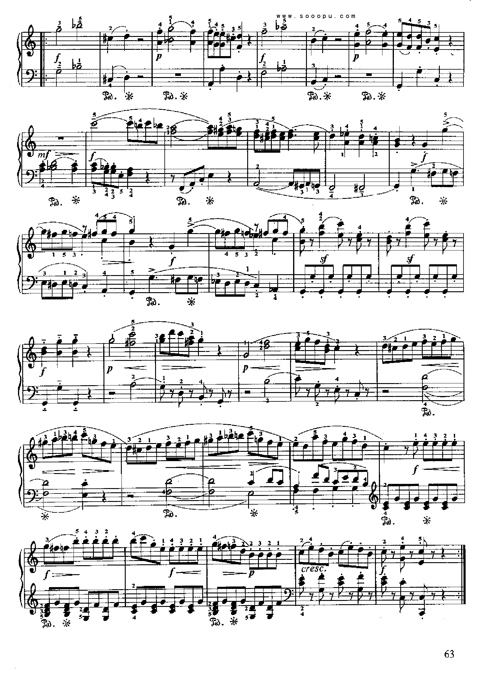 小奏鸣曲(10.) 键盘类 钢琴钢琴曲谱（图2）
