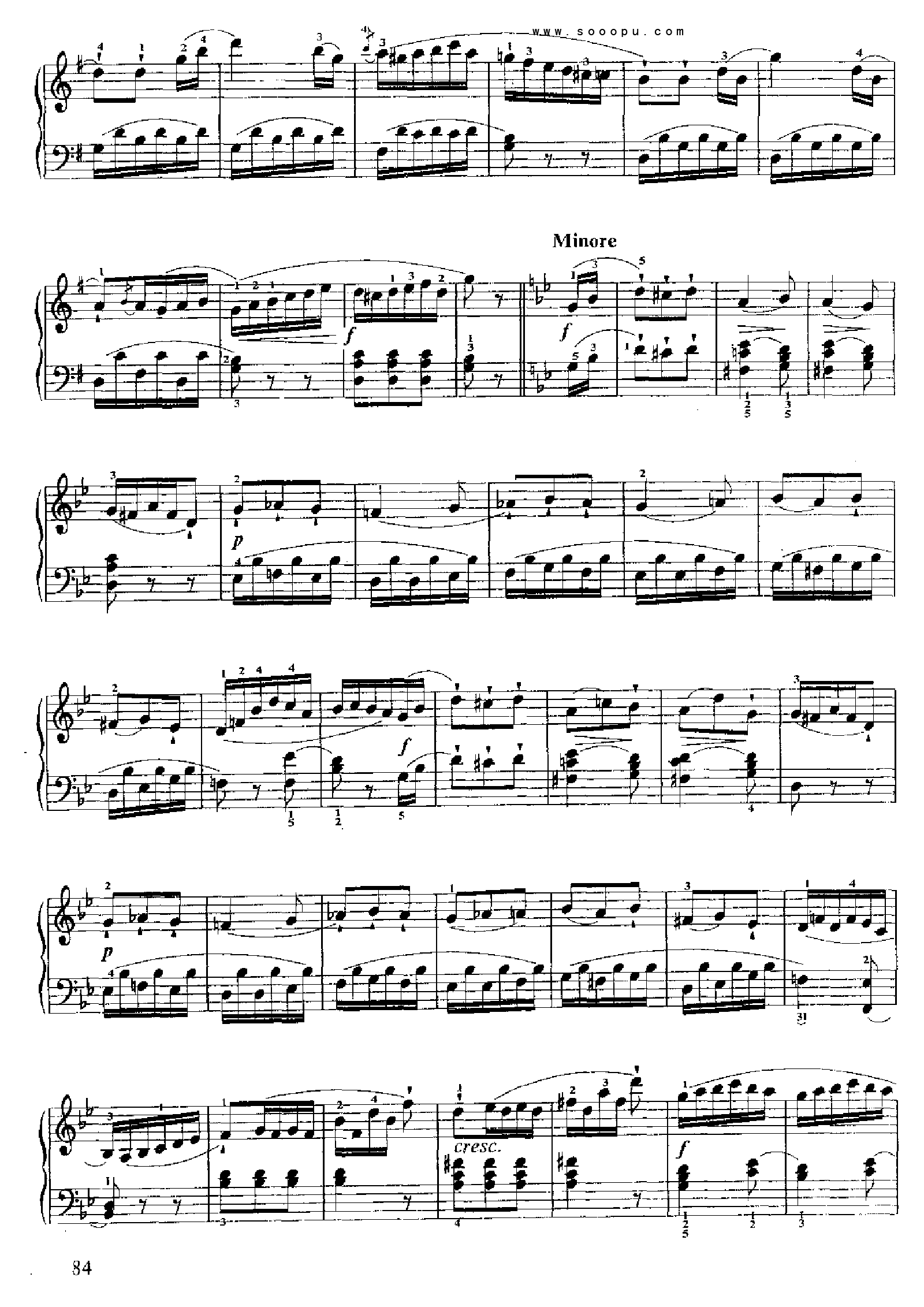 小奏鸣曲(11.) 键盘类 钢琴钢琴曲谱（图15）